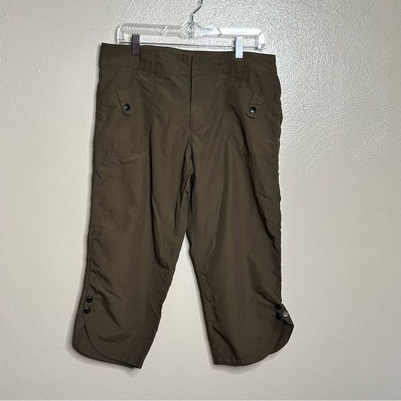 R.E.I. Brown Cropped Hiking Pants UPF 50+ Size 12 - Picture 1 of 5